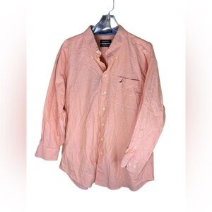 Nautica Men's Light Pink Casual Shirt